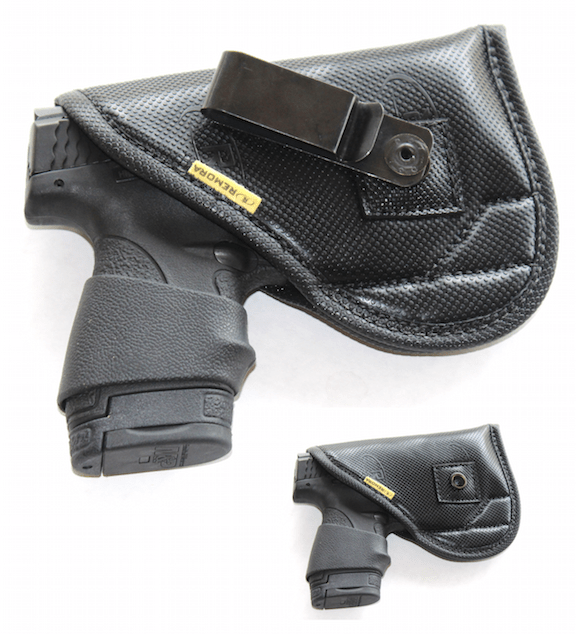 LEFT HAND IWB or OWB CLIP-ON HOLSTER w/ COMFORT TAB for TAURUS TCP 380 738 